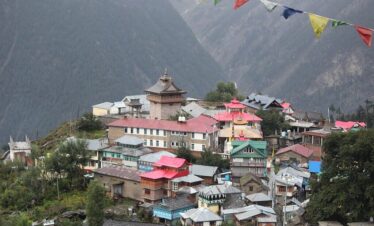 Peaceful city scene from Kinnaur