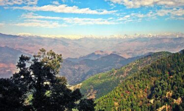Scenic view of Dalhousie hill station