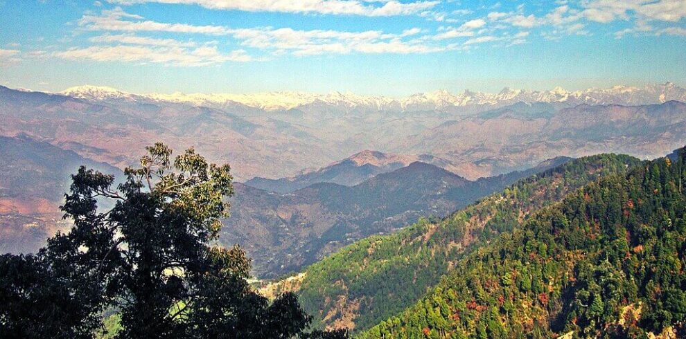 Scenic view of Dalhousie hill station