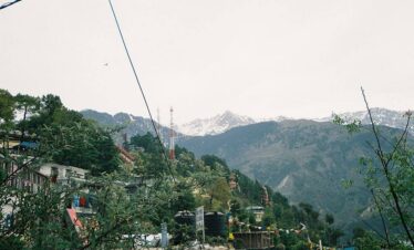 Beautiful view of Dharamshala hill station