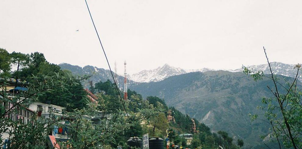 Beautiful view of Dharamshala hill station