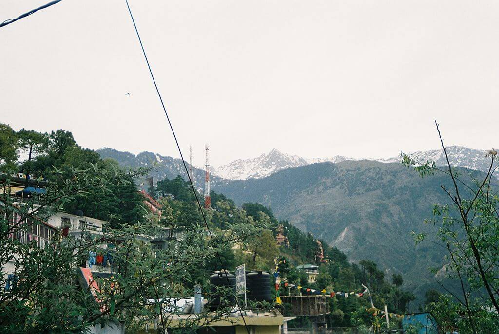 Beautiful view of Dharamshala hill station