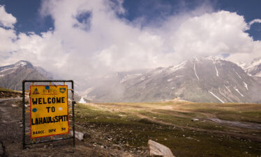 Beautiful view of Spiti’s rugged terrain