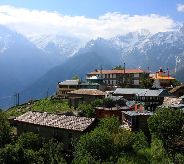 Scenic mountain view in Kinnaur, Himachal Pradesh