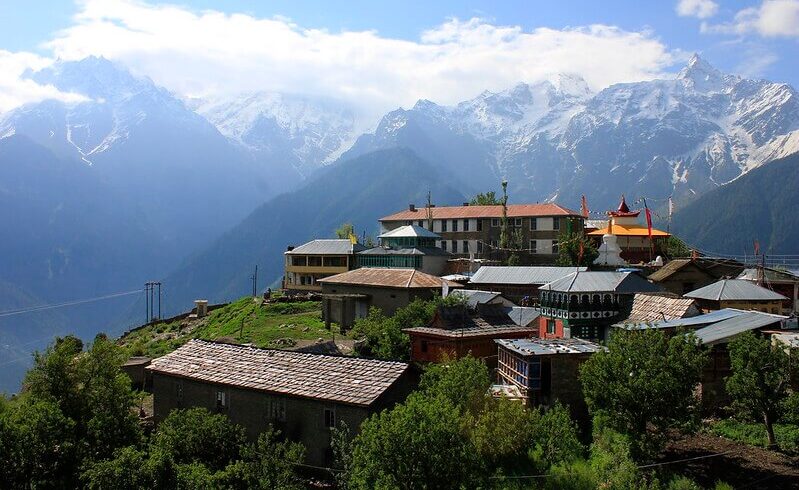 Scenic mountain view in Kinnaur, Himachal Pradesh