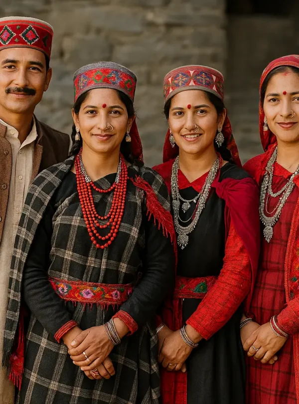 an-image-of-some-people-wearing-cultural-dress-of-himachal-pradesh