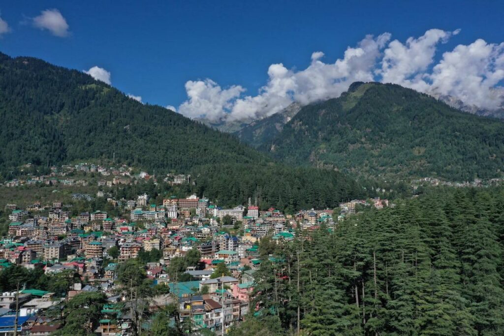 Beautiful view of Shimla hill station