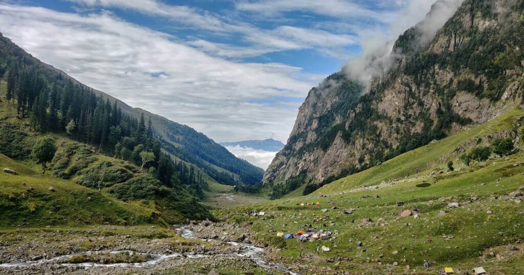 Tourist destination in the mountains of Manali