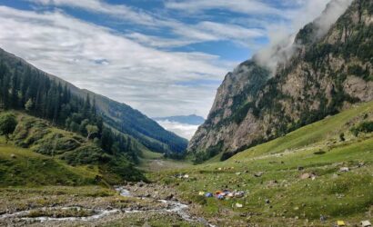 Tourist destination in the mountains of Manali