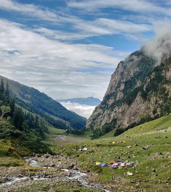 Tourist destination in the mountains of Manali