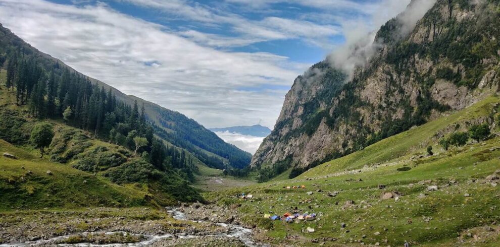 Tourist destination in the mountains of Manali