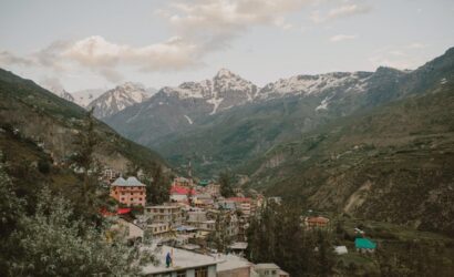 Scenic view of Manali hill station